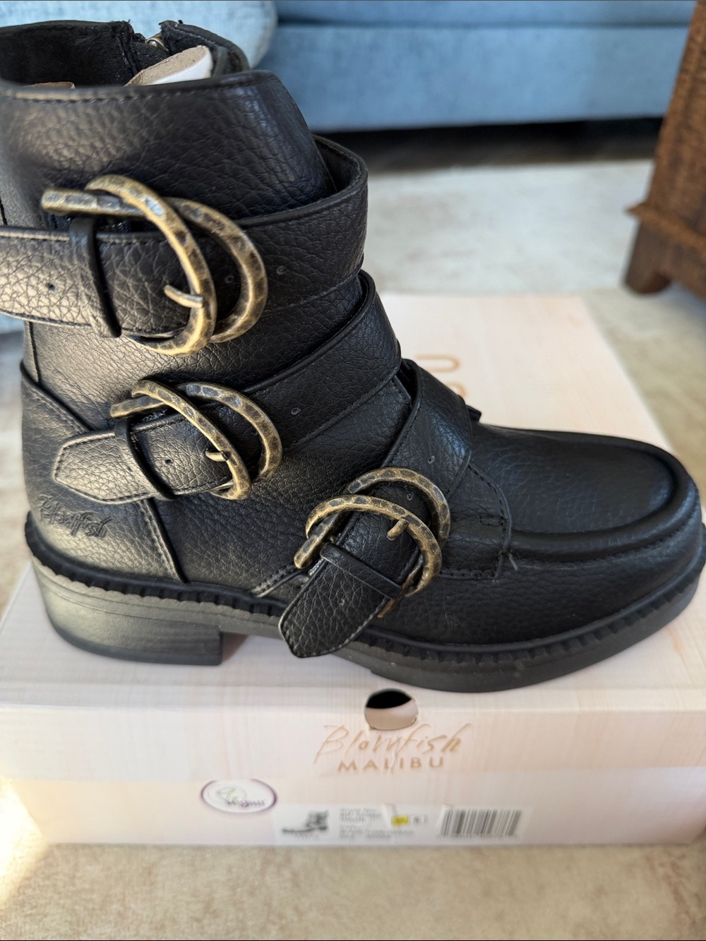 Malibu Black Tumbleweed Ankle Boot